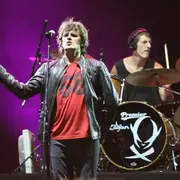 Foto de un recital de Los Piojos.