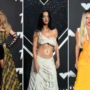 Fotos de Taylor Swift, Katy Perry y Karol G, los mejores looks en la alfombra roja de los MTV VMAs 2024.