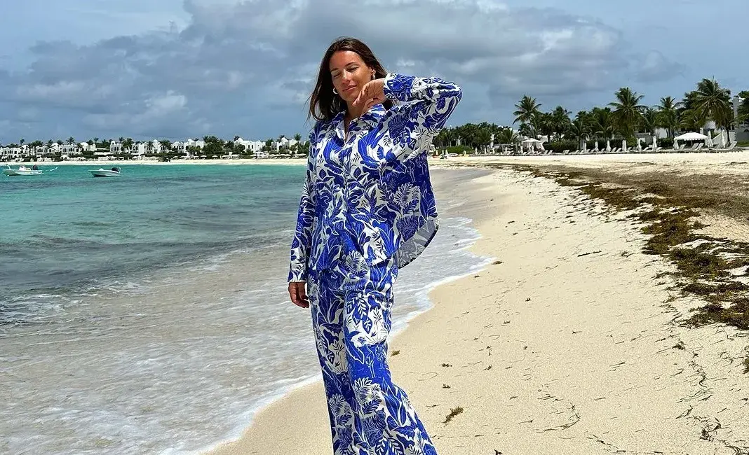 Pampita radiante en Instagram.