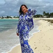 Pampita radiante en Instagram.