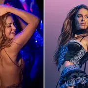 Fotos de Shakira y Tini.