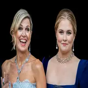 Maxima Zorreguieta y su hija mayor Amalia, princesa de Países Bajos.