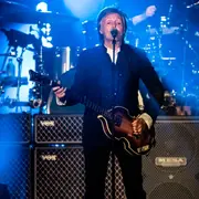 Foto de Paul McCartney en Argentina.