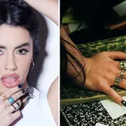 Lali espósito usó unas uñas negras con brillo en su video