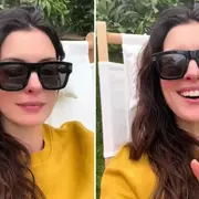 Anne hathaway en su video de TikTok