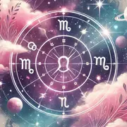La rueda zodiacal, con los símbolos de los 12 signos astrales.