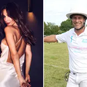 Fotos de Pampita y Martín Pepa, por separado.
