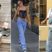 Los jeans baggy siguen siendo uno de los protagonistas de la nueva temporada
