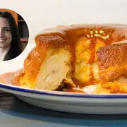 Budín de pan de Paulina Cocina.