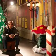 Ben Stiller, en una escenografía navideña.