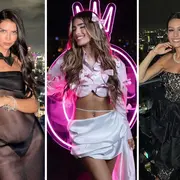 Zaira Nara, Juli Poggio y Pampita luciendo sus outfits en Tailandia