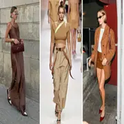 El color marrón se convierte en una alternativa cromática imbatible