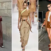 El color marrón se convierte en una alternativa cromática imbatible