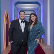 Darío Barassi y Wanda Nara en Love is Blind: Argentina.