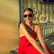 Foto de Pampita en Tailandia.