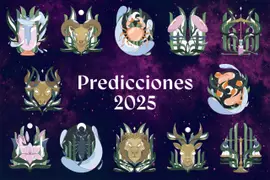 Los símbolos de los 12 signos zodiacales.