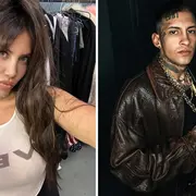 Wanda Nara y L-Gante realizaron un vivo de Instagram y confirmaron mediante un beso el vínculo amoroso que los une