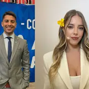 Gastón Edul y Nati Jota fueron protagonistas de un picantísimo ida y vuelta en la campaña lanzamiento del reality de parejas, Love is Blind.