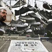 Imagen de Jorge Kehiayan y homenaje a las víctimas de Cromañón.