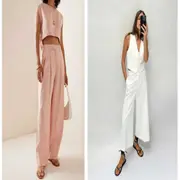 Los pantalones de vestir de lino o sastreros son perfectos para reemplazar al jean