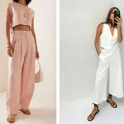 Los pantalones de vestir de lino o sastreros son perfectos para reemplazar al jean