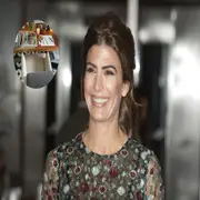 Juliana Awada muestra el rincón de trabajo en su casa