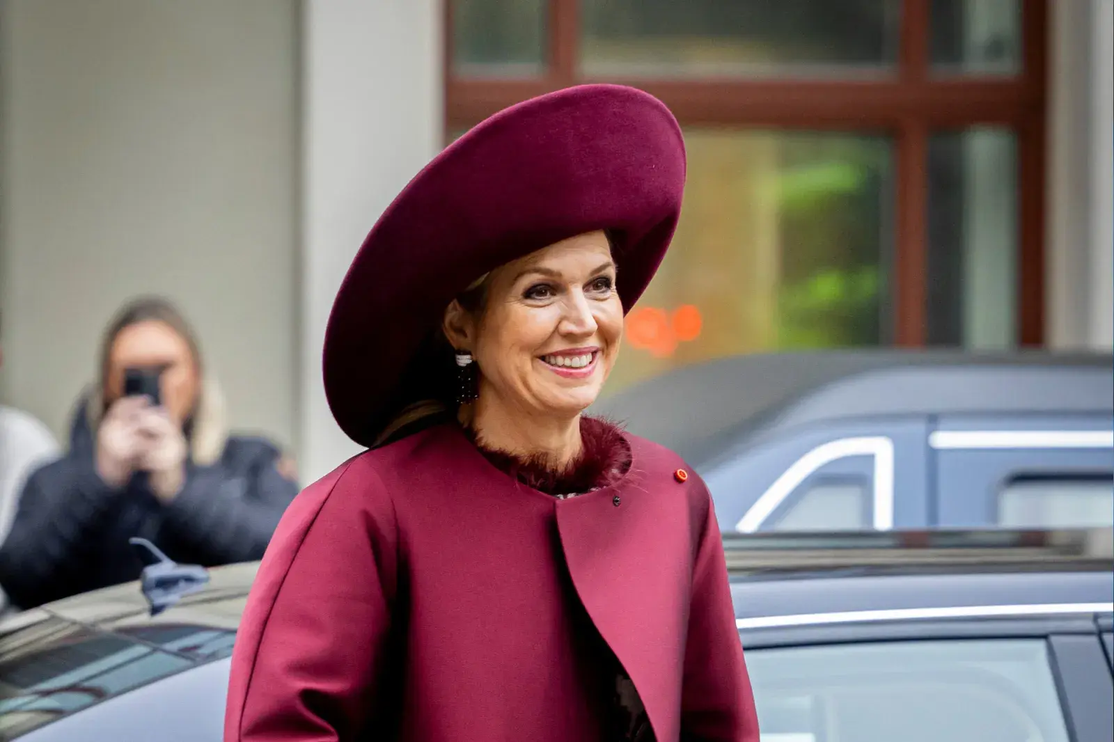 Los looks de la Reina Máxima durante la visita del presidente de Portugal