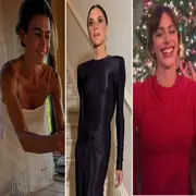 Fotos de De Juliana Awada a Tini, los mejores looks en blanco, negro y rojo de las famosas en Nochebuena