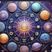 La rueda zodiacal, con los símbolos de los 12 signos astrales.