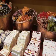 turrón saludable y frutas