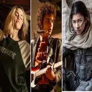 Arte con imagenes de películas nominadas a los Oscar 2025.