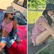 Zaira nara y la China Suárez de rojo