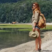 Juliana Awada es una enamorada de Villa La Angostura y allí construyó su casa.