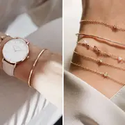 El tono rose gold se posiciona como el protagonista en los accesorios