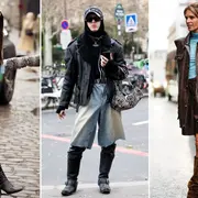 Tres mujeres usando botas y bermudas
