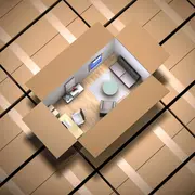 Foto de departamento muy pequeño.