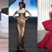Modelos en la pasarela de la semana de la alta costura de Paris FW25