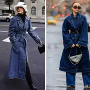 Si nos referimos a abrigos de media estación tenemos que nombrar a las denominadas gabardinas o tapados XXL de jean