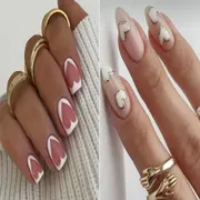 uñas de corazon