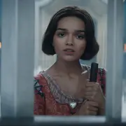 Foto de Rachel Zegler en Blanca Nieves.