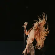 Shakira en el show Las mujeres ya no lloran tour en el Campor de Polo de Buenos Aires
