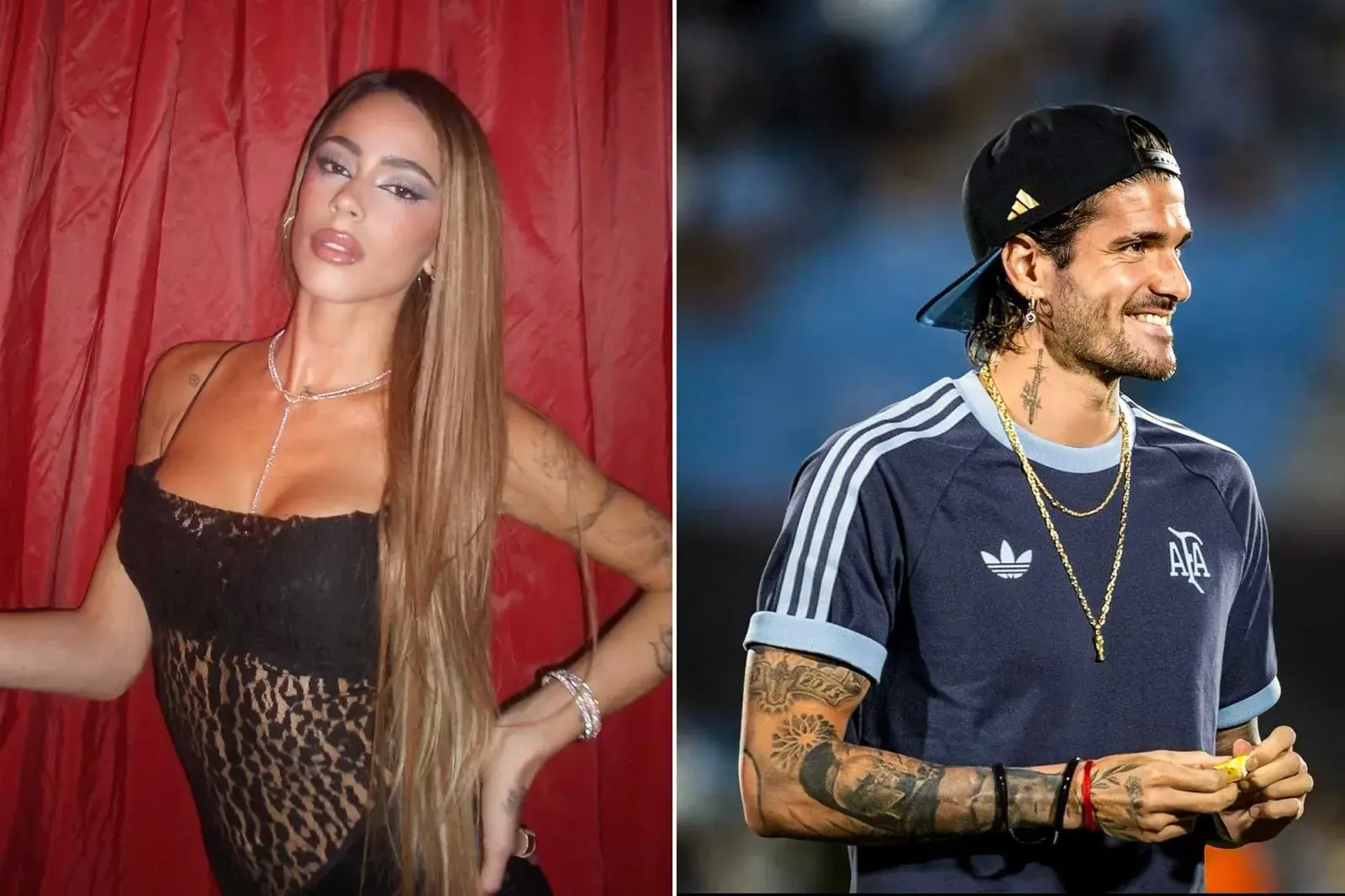 Tini Stoessel fue al Monumental a ver a Rodrigo De Paul