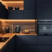 La tendencia de las cocinas sin herrajes a la vista.