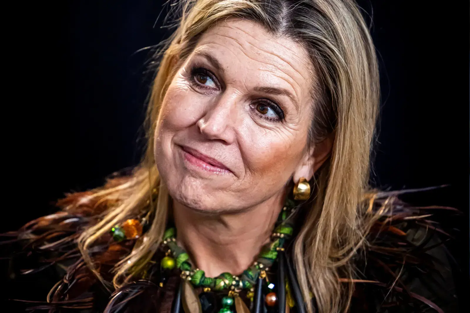 El collar de El Rey León que lució Máxima Zorreguieta.