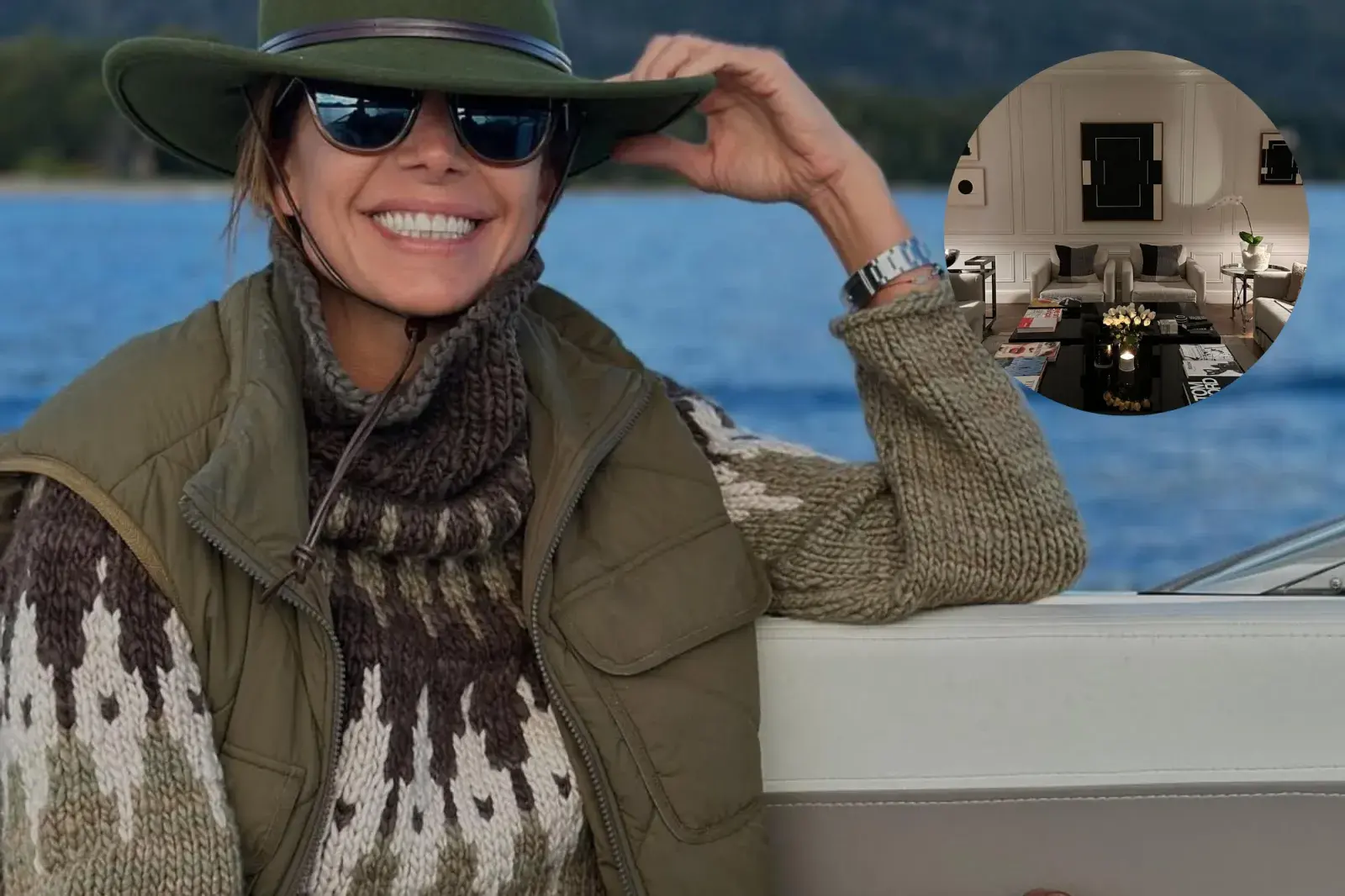 Juliana Awada compartió en sus redes sociales la decoración de su living