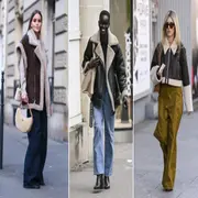 Tres mujeres usando gamulanes