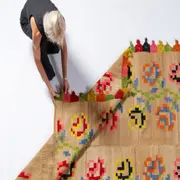 Mantas argentinas expuestas en la Semana del Diseño de Milán