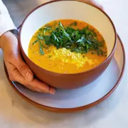 Sopa de calabaza, una receta de Mauro Massimino