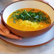 Sopa de calabaza, una receta de Mauro Massimino
