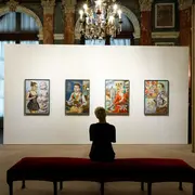 Obras contemporáneas en un entorno tradicional: Vecino expone en el Museo Nacional de Arte Decorativo.